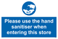 MH6054: Please use the hand sanitiser