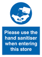 MH6054: Please use the hand sanitiser