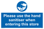 MH6054: Please use the hand sanitiser