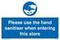 MH6054: Please use the hand sanitiser