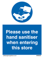 MH6054: Please use the hand sanitiser