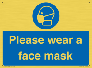 MH6089: Please wear a face mask