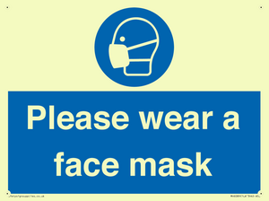 MH6089: Please wear a face mask