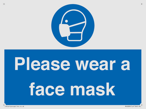 MH6089: Please wear a face mask