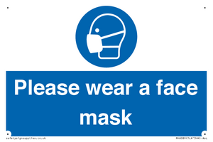 MH6089: Please wear a face mask
