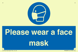 MH6089: Please wear a face mask