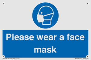 MH6089: Please wear a face mask