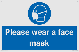MH6089: Please wear a face mask