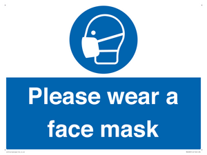 MH6089: Please wear a face mask
