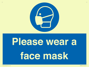 MH6089: Please wear a face mask