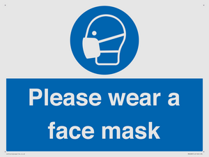 MH6089: Please wear a face mask