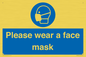 MH6089: Please wear a face mask
