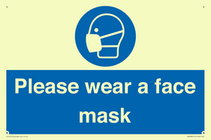 MH6089: Please wear a face mask