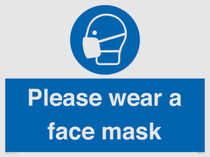 MH6089: Please wear a face mask