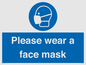 MH6089: Please wear a face mask