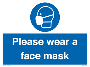 MH6089: Please wear a face mask