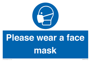 MH6089: Please wear a face mask