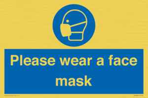 MH6089: Please wear a face mask