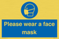 MH6089: Please wear a face mask