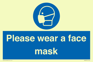 MH6089: Please wear a face mask