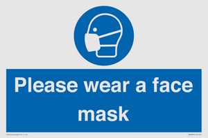 MH6089: Please wear a face mask