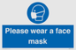 MH6089: Please wear a face mask