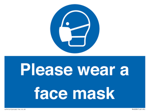 MH6089: Please wear a face mask
