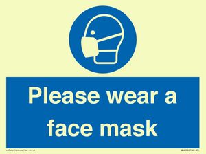 MH6089: Please wear a face mask