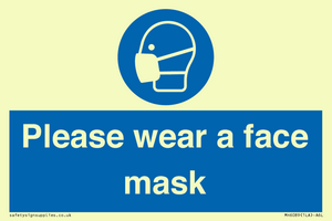MH6089: Please wear a face mask