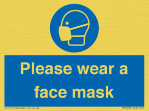 MH6089: Please wear a face mask