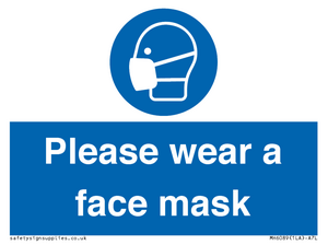 MH6089: Please wear a face mask