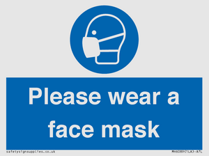 MH6089: Please wear a face mask