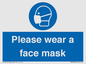 MH6089: Please wear a face mask