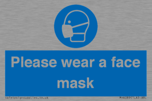 MH6089: Please wear a face mask