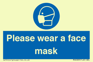 MH6089: Please wear a face mask