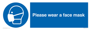 MH6089: Please wear a face mask