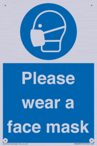 MH6089: Please wear a face mask