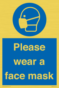 MH6089: Please wear a face mask