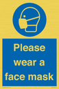 MH6089: Please wear a face mask