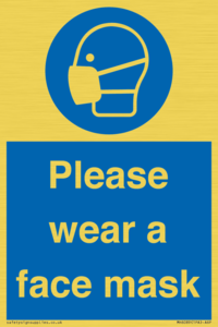 MH6089: Please wear a face mask
