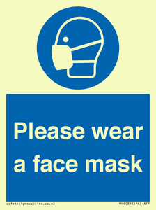 MH6089: Please wear a face mask