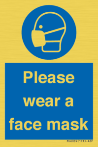 MH6089: Please wear a face mask