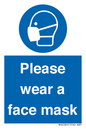 MH6089: Please wear a face mask