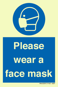 MH6089: Please wear a face mask
