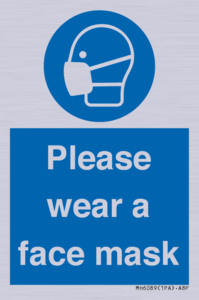 MH6089: Please wear a face mask