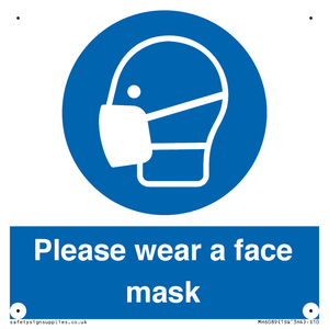 MH6089: Please wear a face mask