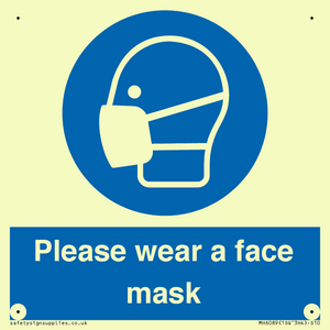 MH6089: Please wear a face mask