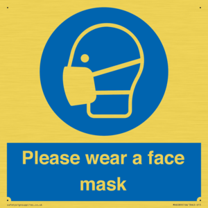 MH6089: Please wear a face mask