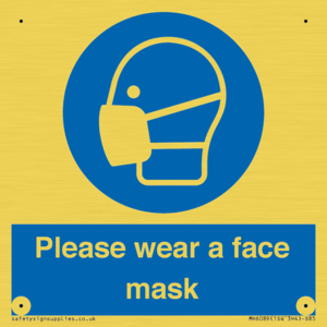 MH6089: Please wear a face mask