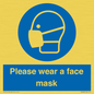 MH6089: Please wear a face mask